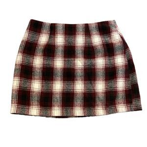 Forever 21 plaid mini skirt size Medium